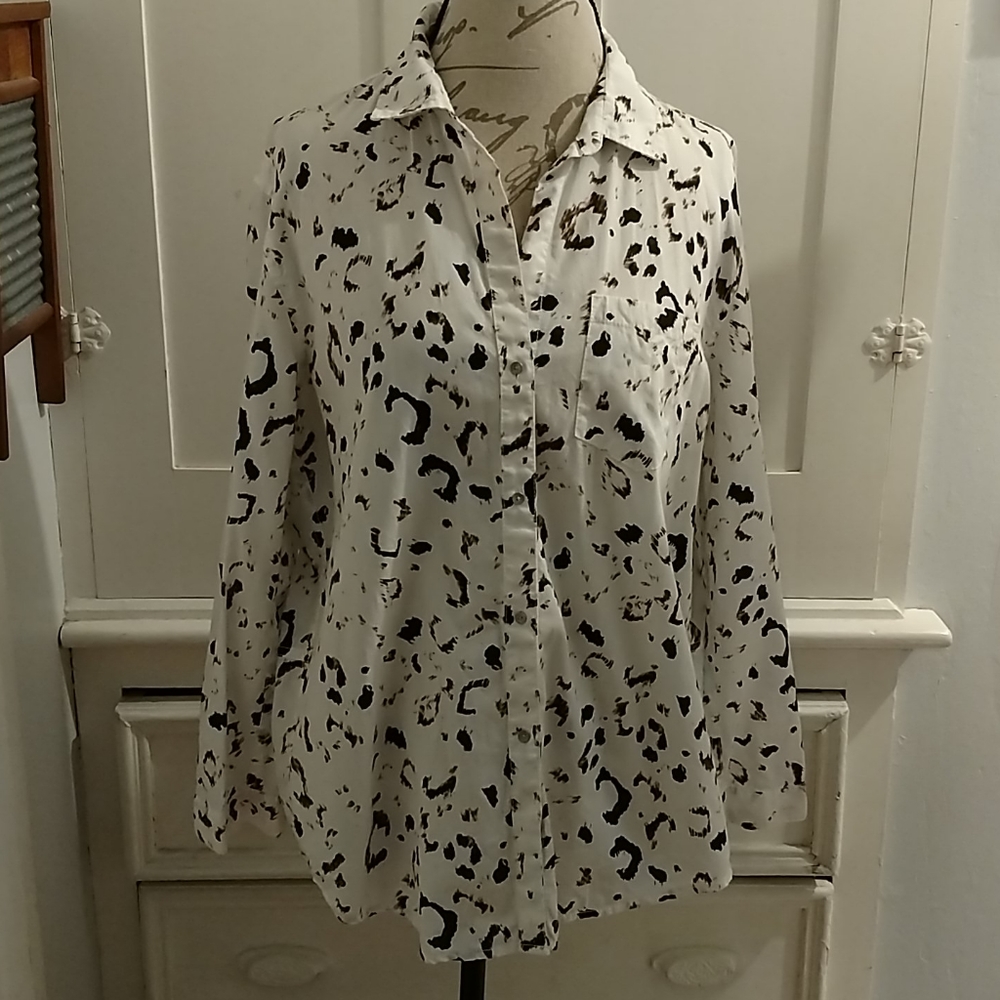 Calvin Klein Jeans cotton print shirt Sz L